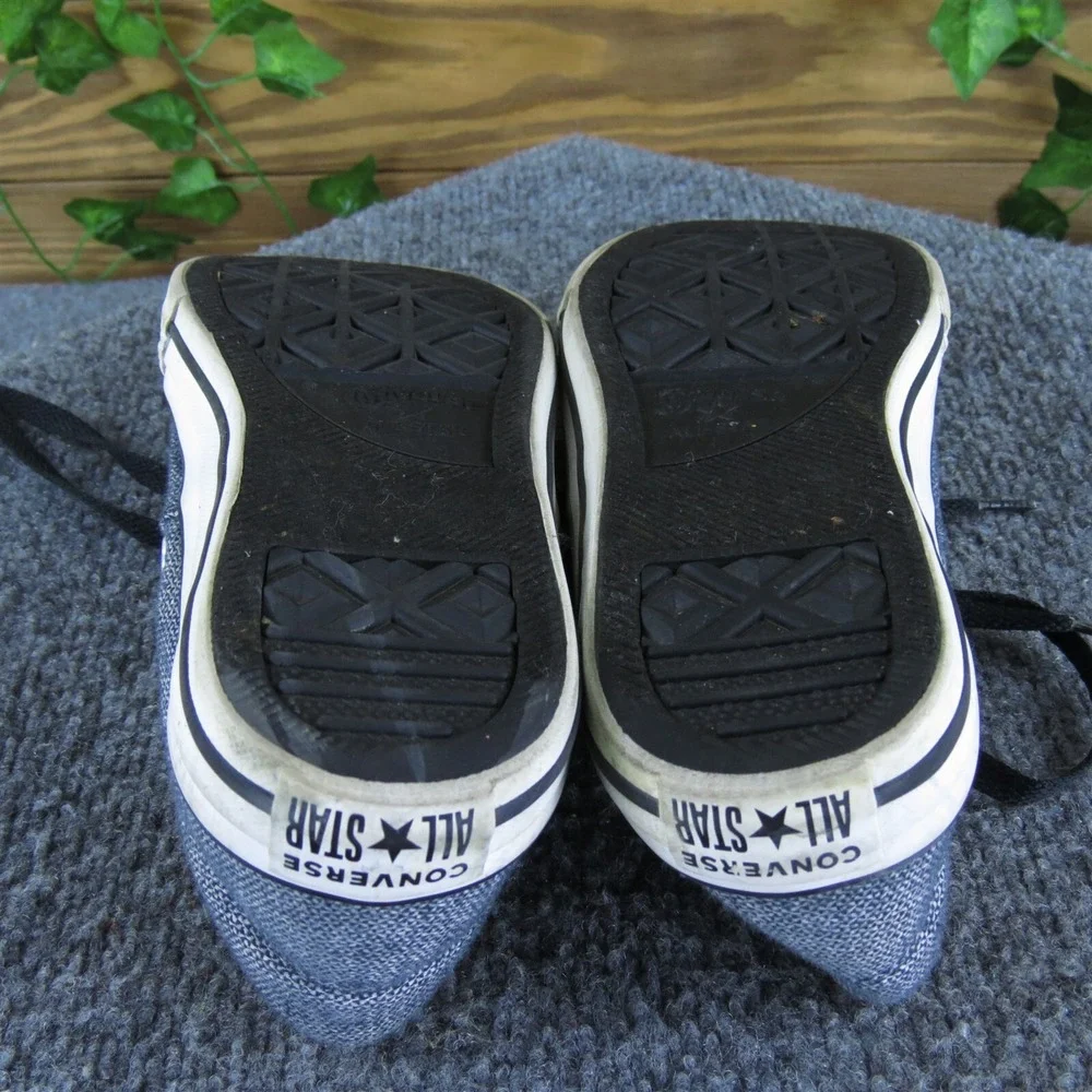 Converse Sneaker All Star Low Top Boys Y 4 Medium Athletic Gray‎ Fabric Lace Up